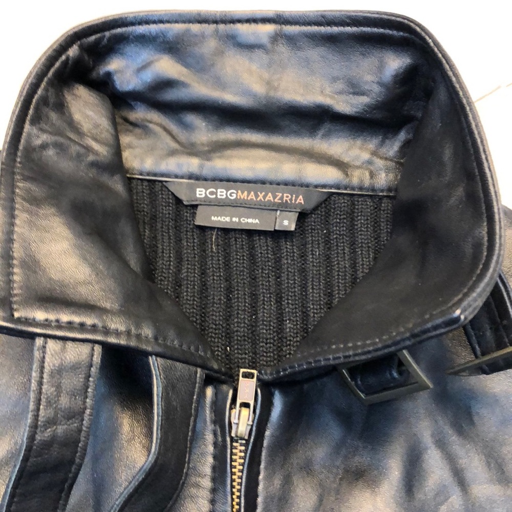 Sexy Af Partial Leather Partial Sweater Vest - image 2